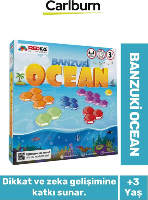 Zeka Geliştirici Oyun Eğitici Öğretici Okuma Yazma El Göz Koordinasyonu Banzuki Ocean Okyanus