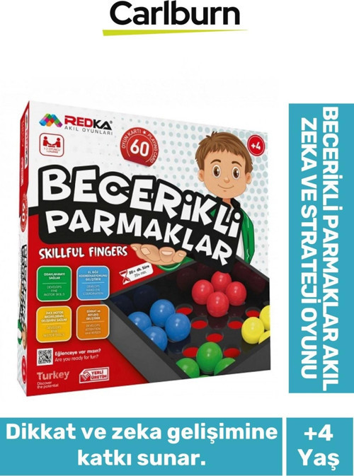 Zeka Geliştirici Oyun Eğitici Öğretici Okuma Yazma Becerikli Parmaklar Akıl Strateji Oyunu