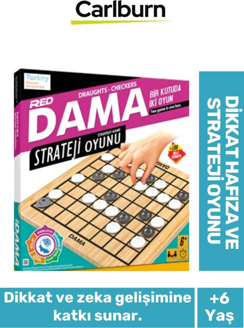 Zeka Geliştirici Oyun Eğitici Öğretici Okuma Yazma El Göz Koordinasyonu Dama Oyunu