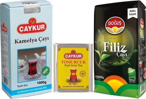 kamelya çay 1000 G ÇAYKUR tomurcuk çay 125 G DOĞUŞ filiz çay 1000 G