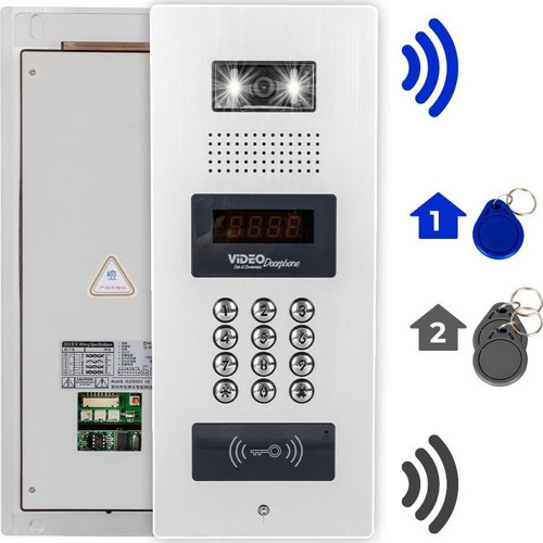 980C98RD NFC Destekli Görüntülü Diafon Kapı Kilit Akıllı Ev Güvenliği Sistemi Vericisi
