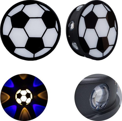 PM-24457 Gün Işığı - Mavi Futbol Topu Dekoratif LED Duvar Aplik