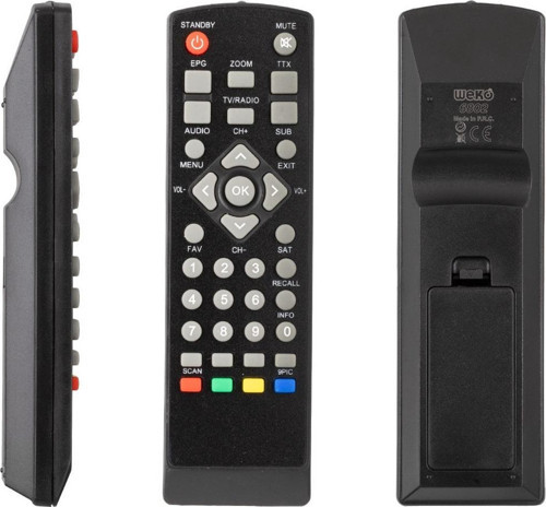 Goldmaster Mini SD - Digimaster Hector Mini Scart - Korax Mini Box - Hiremco Mini SD Wise Uydu Alıcı Kumandası