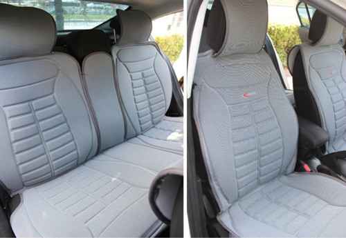 Renault Megane 4 HB Lüx Oto Koltuk Minderi Ön Arka 5'li Set FIVESTAR Serisi GRİ