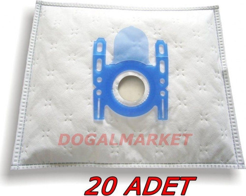 Synchropower Süpürge Toz Torbası 20 Adet + Filtre