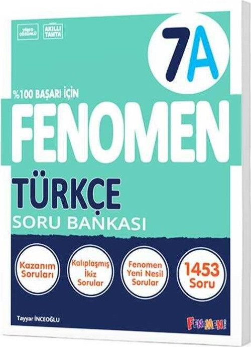 Fenomen Okul Yayınları 7. Sınıf Türkçe Fenomen A Soru Bankası
