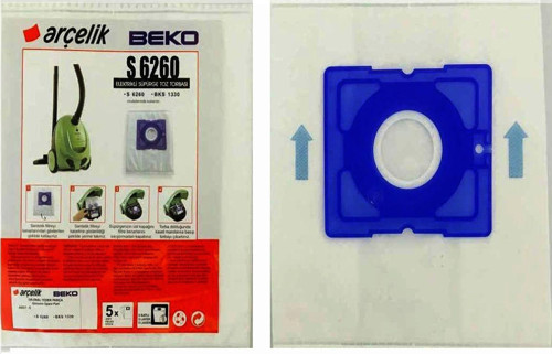 Arçelik S 6260 Süpürge Bez Toz Torbası-20 Adet