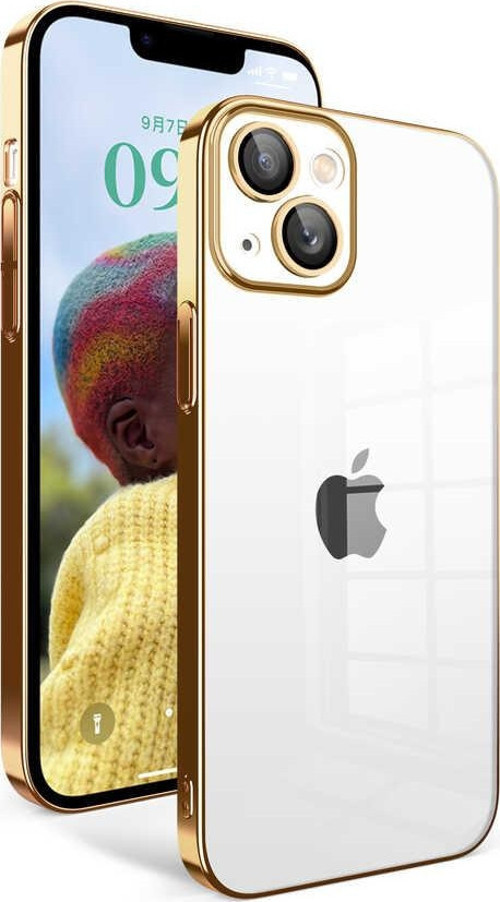 iPhone 14 Kılıf Garaj Kenarları Renkli Kamera Korumalı Kılıf