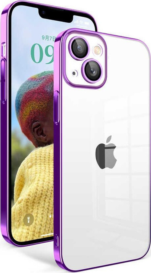 iPhone 14 Kılıf Garaj Kenarları Renkli Kamera Korumalı Kılıf