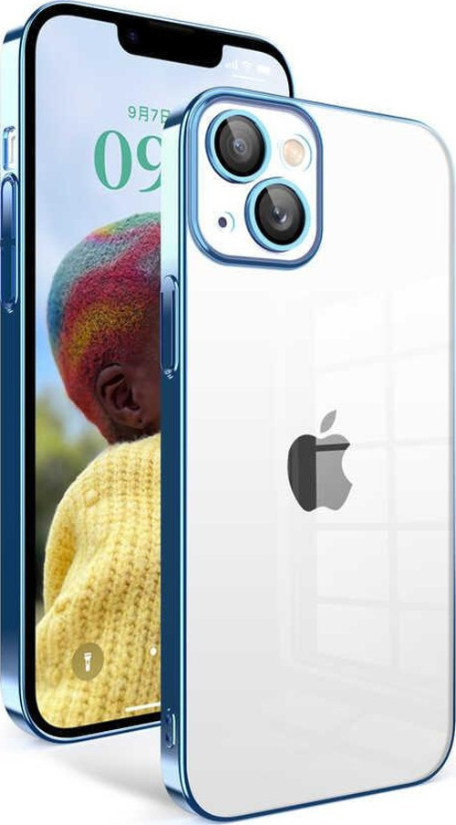 iPhone 14 Kılıf Garaj Kenarları Renkli Kamera Korumalı Kılıf