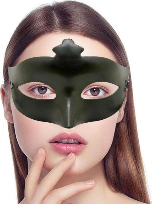 Haki Yeşil Renk Masquerade Kostüm Partisi Venedik Balo Maskesi