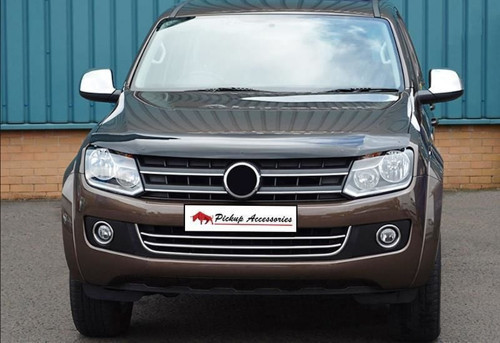 Volkswagen Amarok Uyumlu 2010 - Kaput Üzeri Koruma, Oem St., Parlak Siyah, Akril