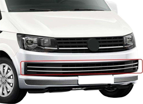 Volkswagen Transporter Uyumlu T6 Ön Tampon Çıtası 6 Parça Krom 2015 Ve Sonrası