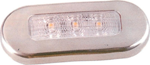 Merdiven Lambası Beyaz 12 V Led Krom Çerçeveli