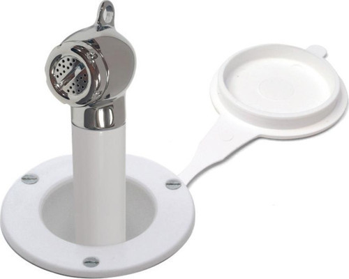 Hortumlu Gömme Duş Beyaz Dr1513