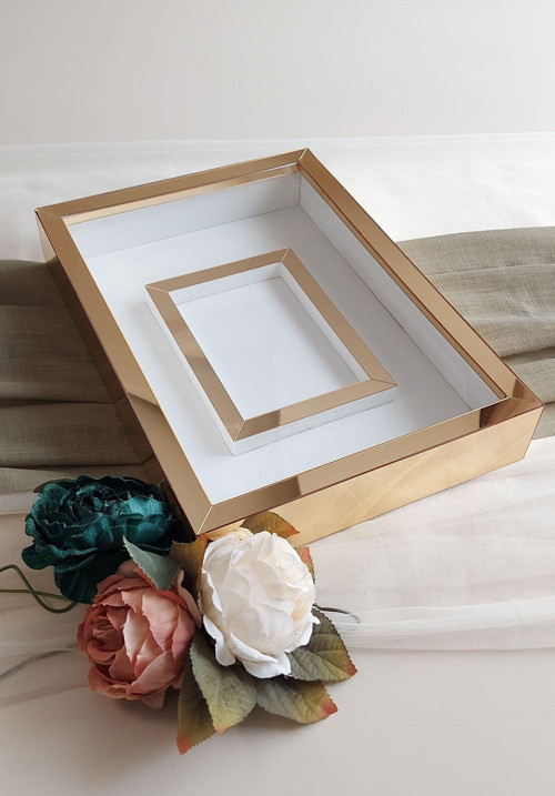 25X35 Cm Fotoğraf Bölümlü Anı Çerçevesi! Yeni Moda Gül Kutuları! Söz Nişan Çiçeği Tasarımı!