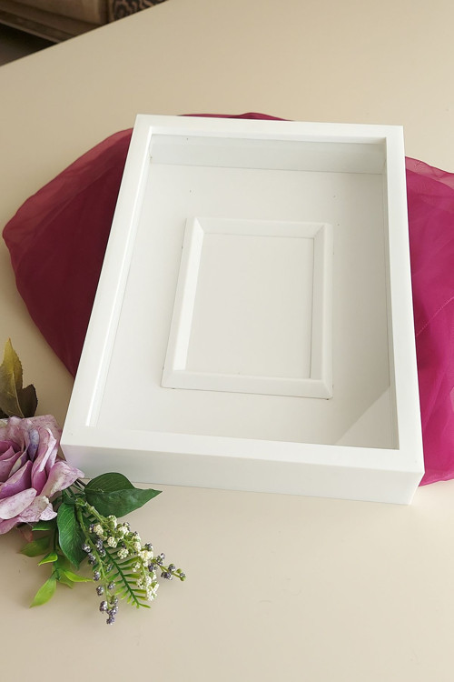 25X35 Cm Fotoğraf Bölümlü Anı Çerçevesi! Yeni Moda Gül Kutuları! Söz Nişan Çiçeği Tasarımı!