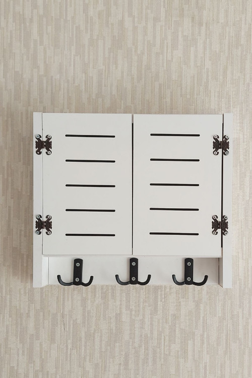40X50 Cm Geniş Dekoratif Anahtarlıklı Sigorta Saklama Kutusu! Elektrik Pano Düzenleyici!