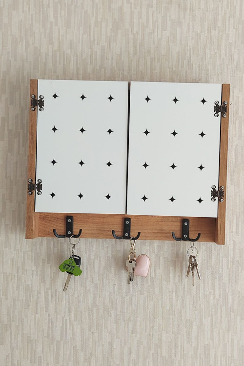 40X50 Cm Geniş Dekoratif Anahtarlıklı Sigorta Saklama Kutusu! Elektrik Panosu!