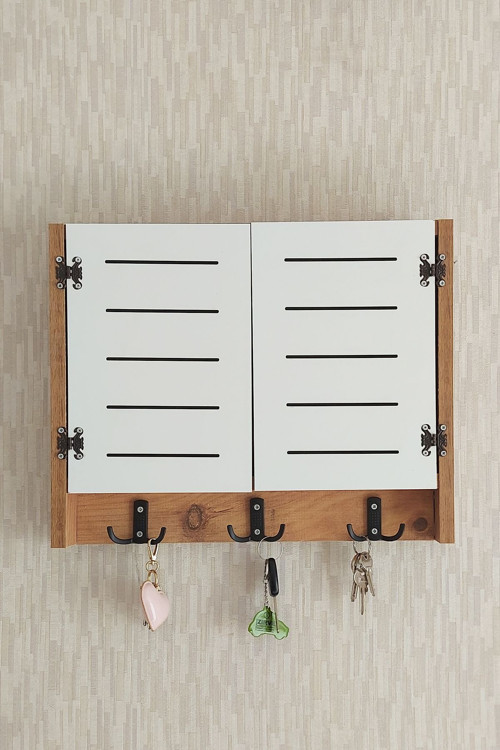 40X50 Cm Geniş Dekoratif Anahtarlıklı Sigorta Saklama Kutusu! Elektrik Panosu!