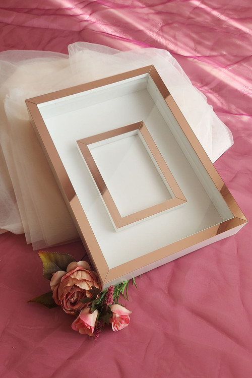 25X35 Cm Fotoğraf Bölümlü Anı Çerçevesi! Yeni Moda Gül Kutuları! Söz Nişan Çiçeği Tasarımı!