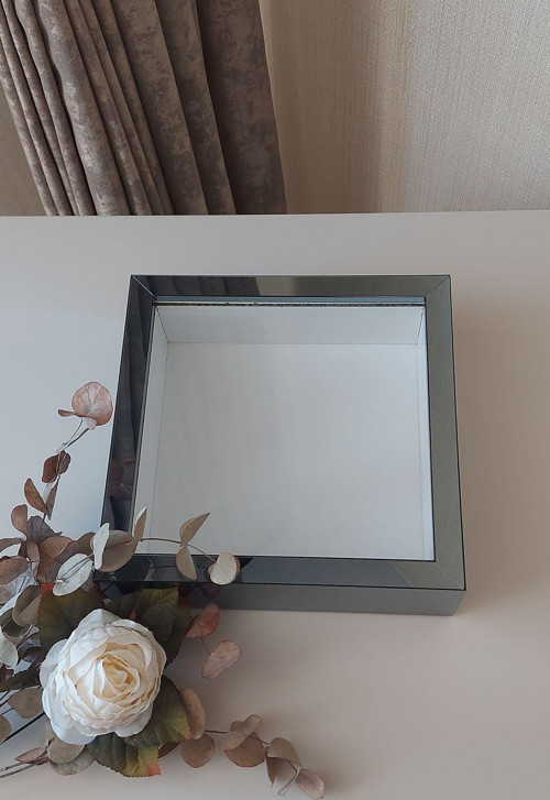 25X25 Cmfüme Derin Anı Çerçevesi-6 Cm Derinlikli Anı Çerçevesi Gül Kutusu! Hkm Ticaret