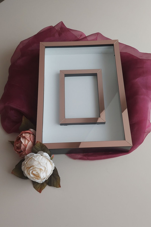 25X35 Cm Fotoğraf Bölümlü Anı Çerçevesi! Yeni Moda Gül Kutuları! Söz Nişan Çiçeği Tasarımı!