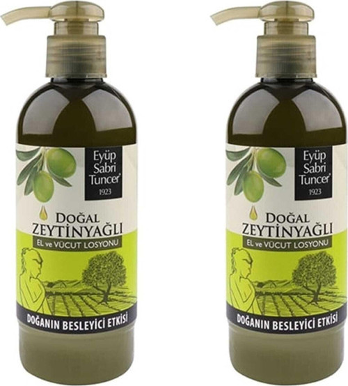 Doğal Zeytinyağlı El Ve Vücut Losyonu 250 ml x 2