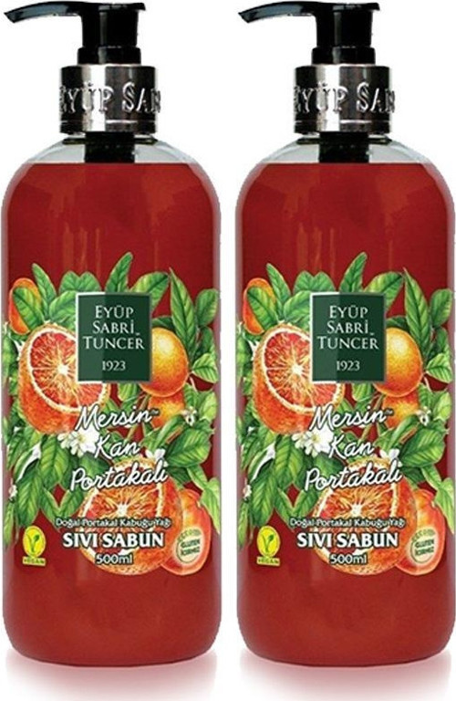 Mersin Kan Portakalı Sıvı Sabun 500 ml x 2 Adet