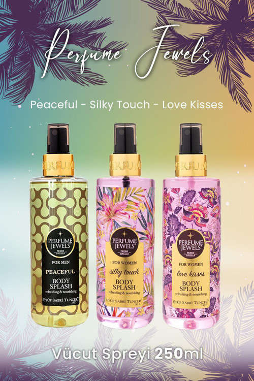 Vücut Spreyi Peaceful, Silky Touch ve Love Kisses