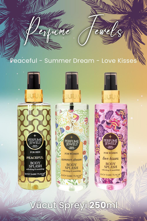 Vücut Spreyi Peaceful, Summer Dream ve Love Kisses