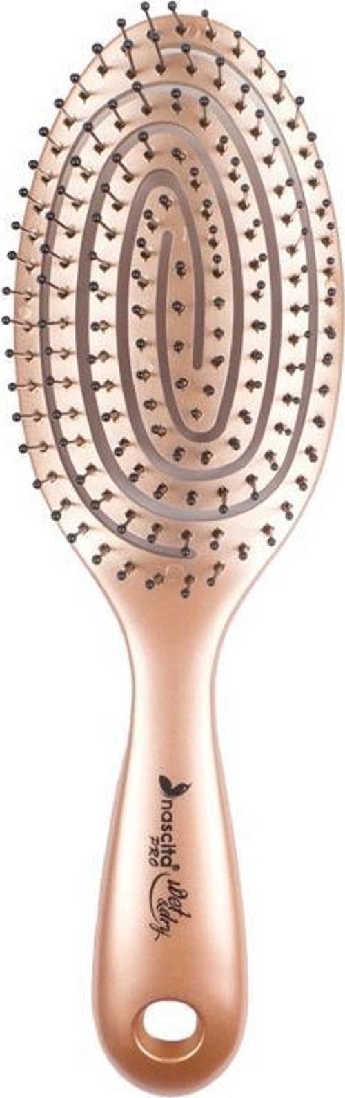 Üç Boyutlu Oval Saç Fırçası Kahverengi