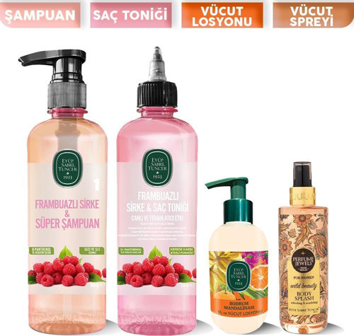 Frambuazlı Set, Bodrum Mandalinası Losyon ve Vücut Spreyi