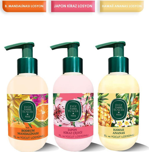 Japon Kiraz, H. Ananas ve B. Mandalinası Losyon 280 ml