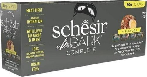 After Dark Et Suyunda Karışık Lezzetler Yetişkin Konserve Kedi Maması 12 Adet 80 Gr