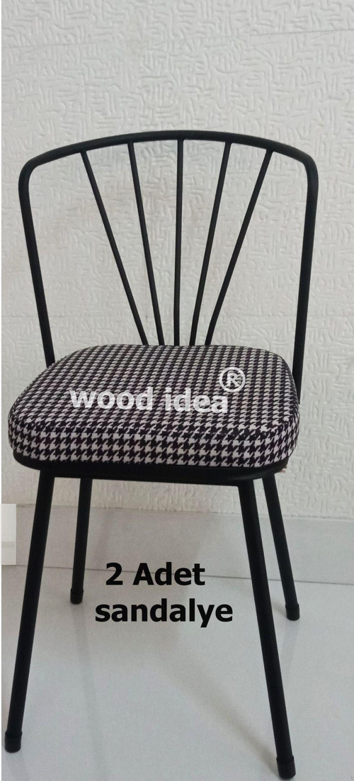 Wood İdea 1.Sınıf Yemek Odası Salon Cafe Mutfak Sandalyesi Beyaz Adet
