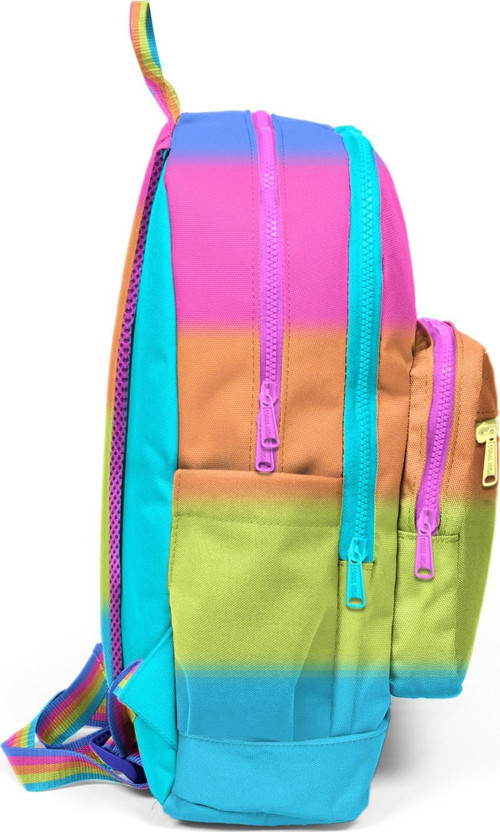 Coral High Kids Renkli Çizgili Dört Bölmeli Okul Sırt Çantası 23770 4