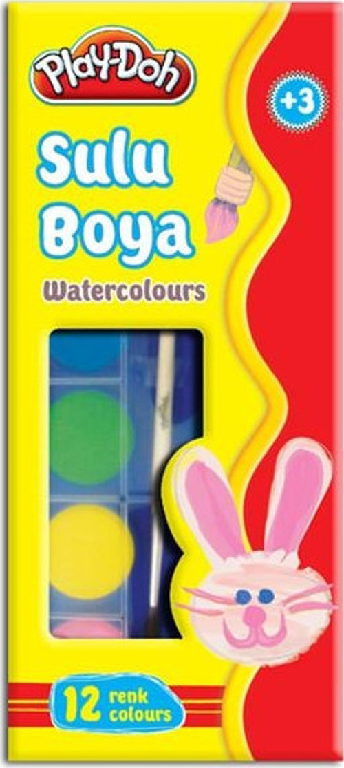 12 Renk Sulu Boya Büyük Play-Su003