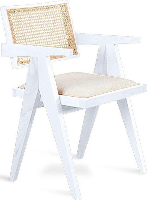 Luna pergel hazeranlı model hasırlı natural ahşap sandalye