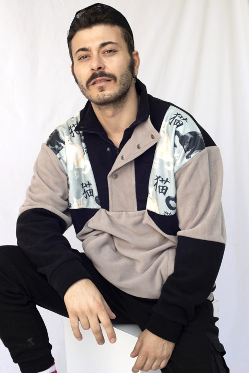 Kadın Erkek Yarım Fermuarlı Polar Sweatshirt S Beden