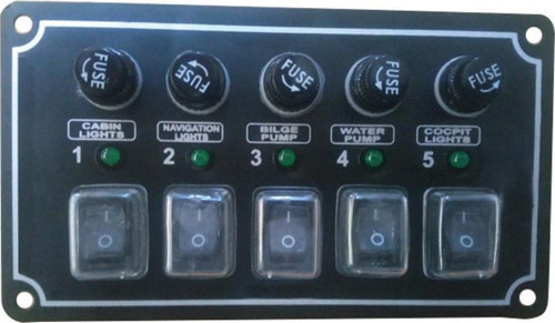 6'Lı Swıtch Panel Yatay