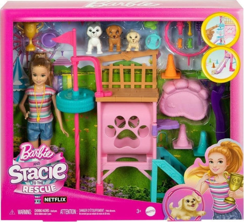NessiWorld HRM10 Stacienin Köpekçik Oyun Parkı - Barbie and Stacie To The Rescue