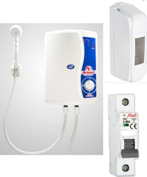 Lion 9000 Watt Elektrikli Şofben yüksek ısı sıgorta ve kutusu dahil