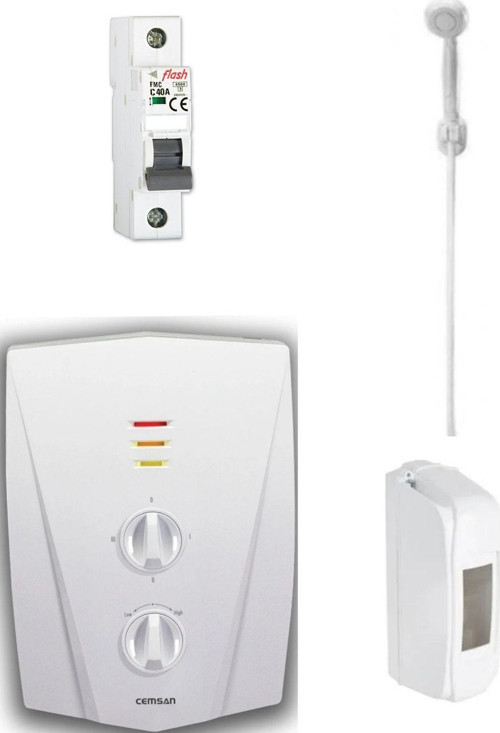 C3300 Banyo Şofbeni Sıgorta Ve Kutusu Dahil 8000 W Montaj Dahil Paket