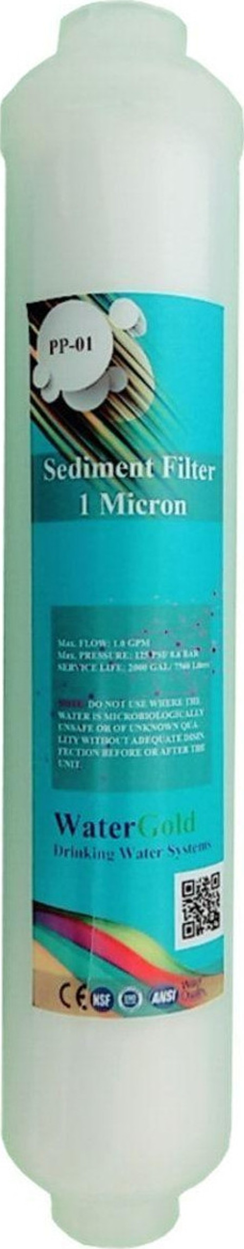 Su Arıtma Cihazı 1 Micron Inline Tortu Filtresi 2" Inç