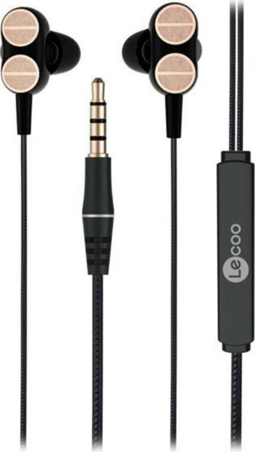 Lenovo Eh102 3.5mm Jacklı Kulak Içi Mikrofonlu Dual Driver Kulaklık Siyah