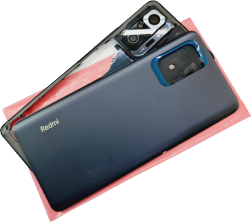 Xiaomi Redmi Note 10 Pro (4G) KASA Arka Pil Batarya Kapağı SİYAH