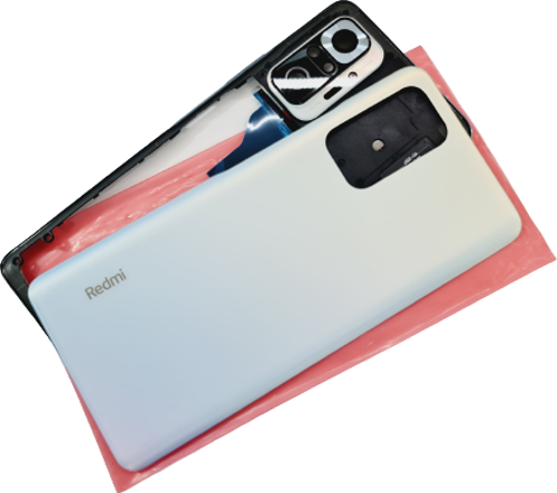 Xiaomi Redmi Note 10 Pro (4G) KASA Arka Pil Batarya Kapağı BEYAZ