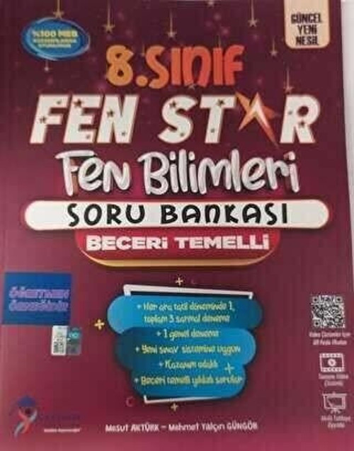 8. Sınıf Fen Star Fen Bilimleri Soru Bankası Saydam Yayınları