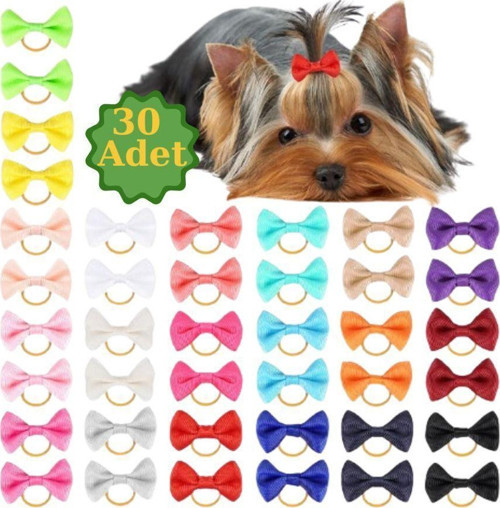 Kedi Köpek Toka Set 30 Adet Karışık Pet Aksesuar Dogtoka2133, One Size